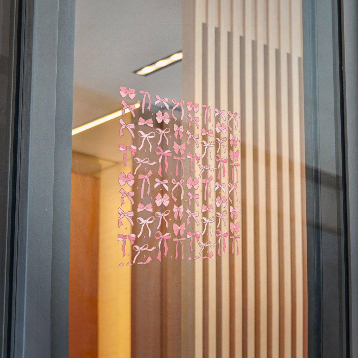 Pretty Chic Pink Bow Die-Cut Stickers - Perfect for Gifts and Decor