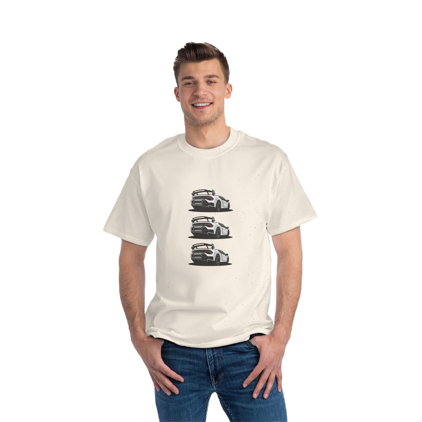 Sporty Car Graphic Tee, Car Enthusiast T-Shirt, Short-Sleeve Vehicle Shirt, Gift for Car Lovers, Automotive Apparel