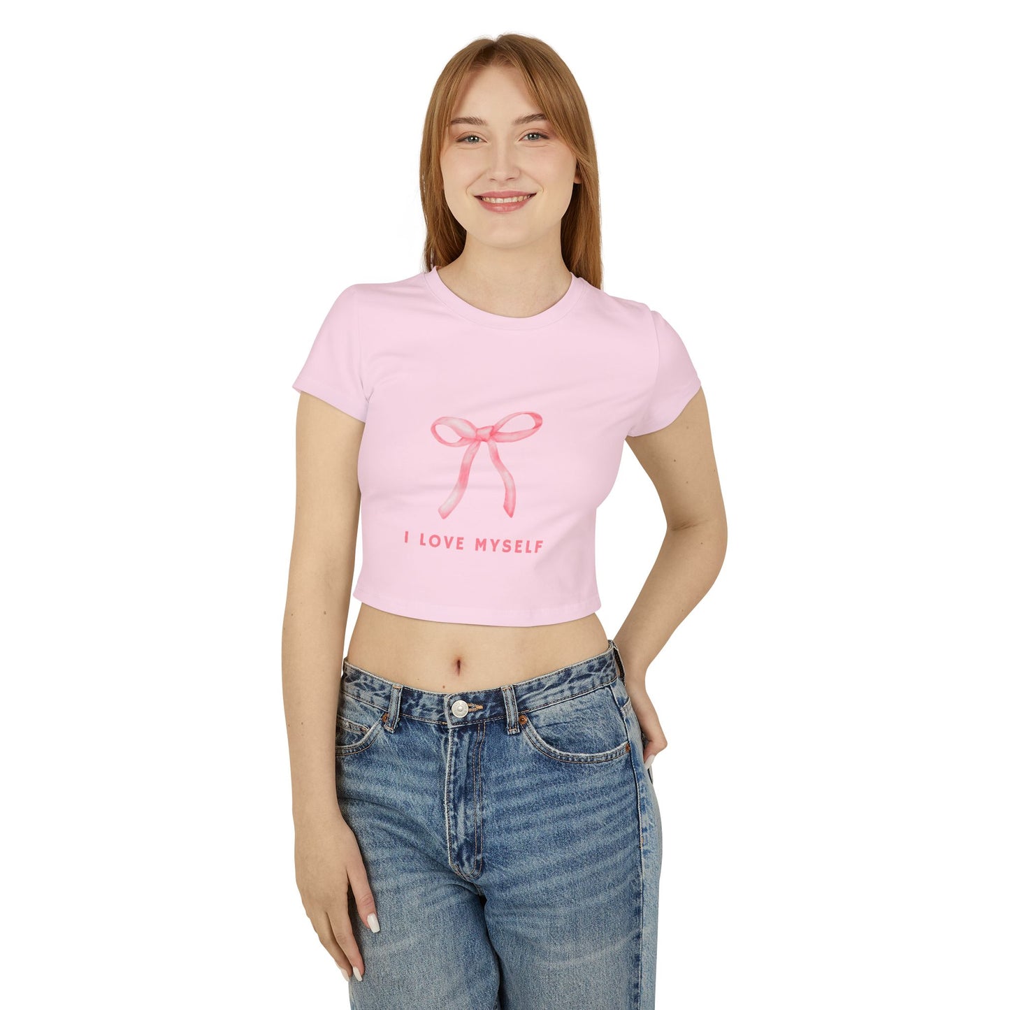 I Love Myself Women's Baby Tee - Self-Love Fashion for Everyday Wear