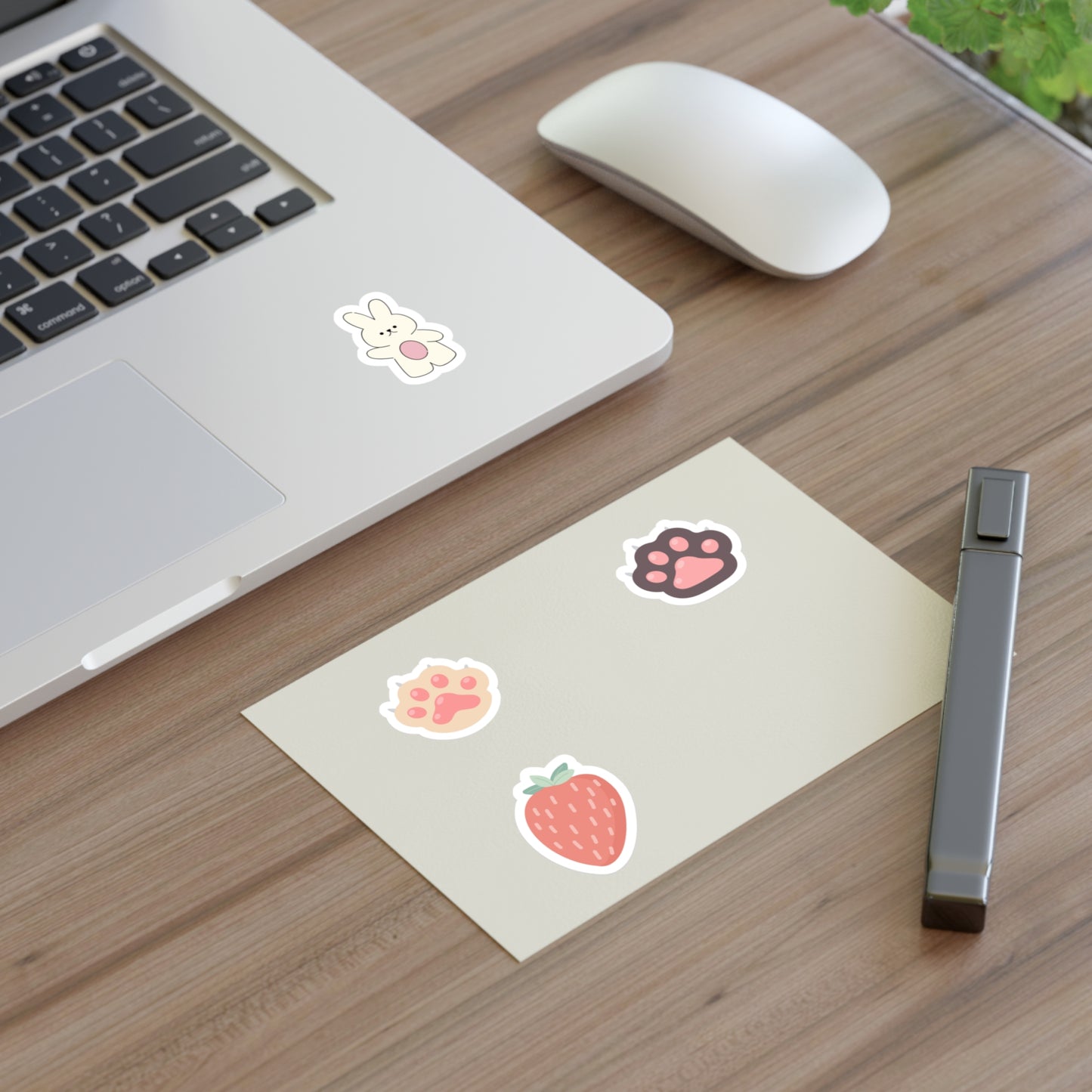 Z Fun Cute Animal Sticker Sheets - Adorable Paw Prints and Bunny Designs