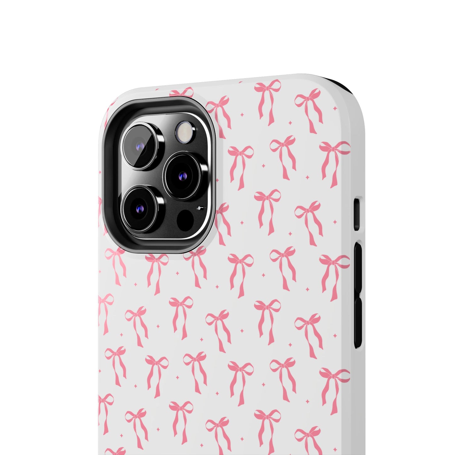 Ribbon Ballet Tough Phone Case - Stylish pink bows aesthetic
