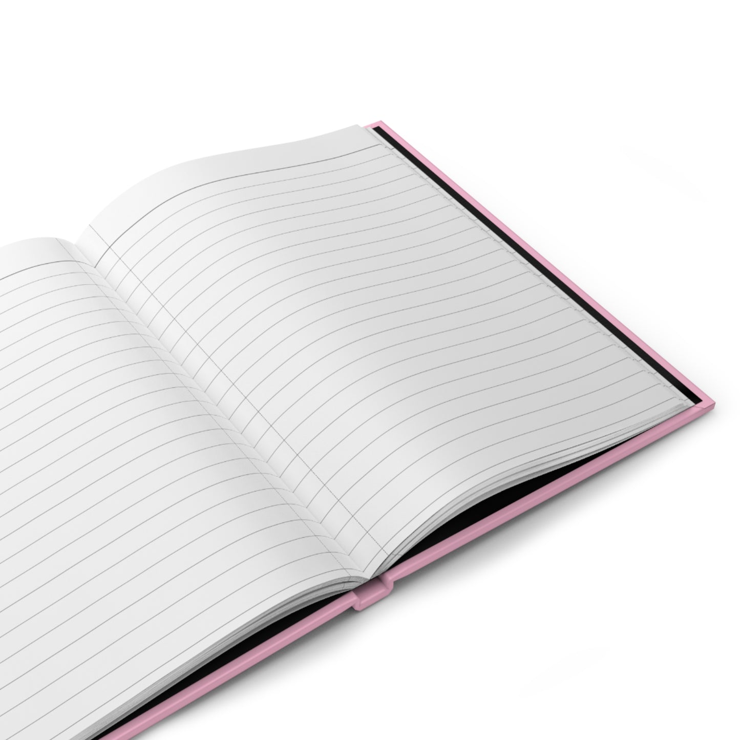 Korean Hanbok Inspired Hardcover Journal - Cute Historical Pink Design with Korean Greeting