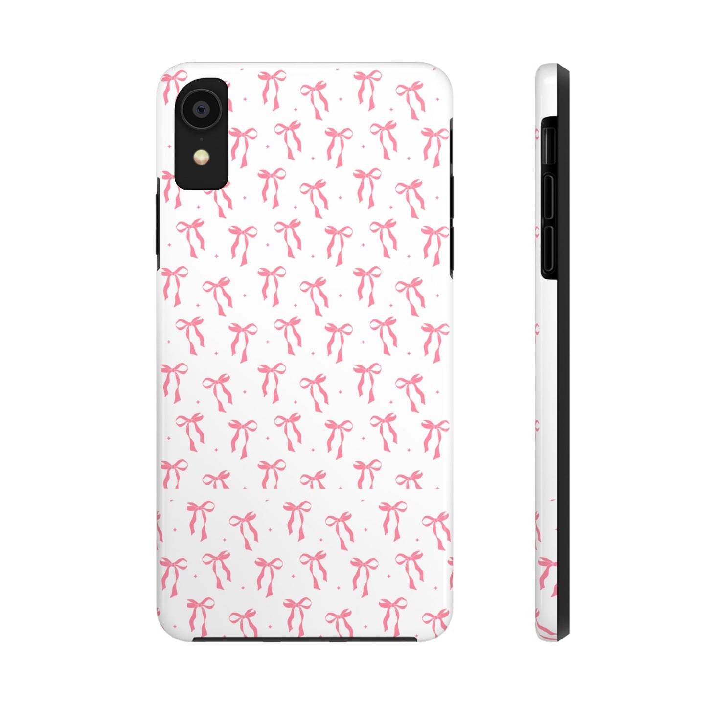 Ribbon Ballet Tough Phone Case - Stylish pink bows aesthetic