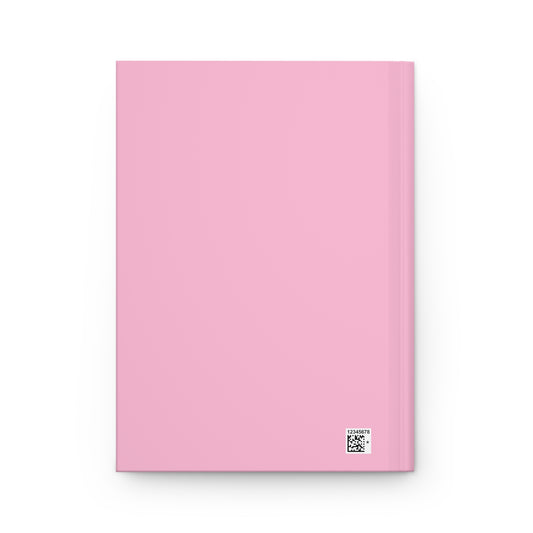 Korean Hanbok Inspired Hardcover Journal - Cute Historical Pink Design with Korean Greeting