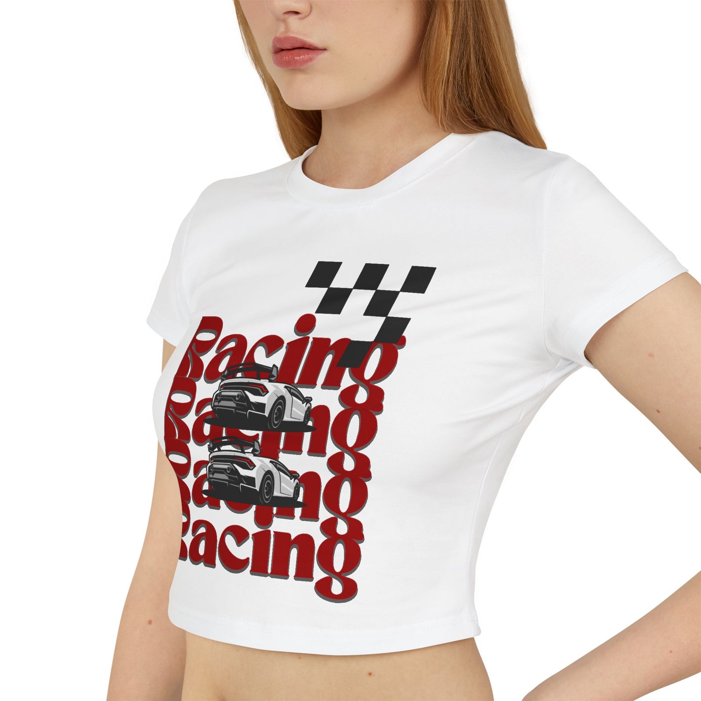 Racing Tee - Trendy Women's Sportswear, Perfect for Racing Fans, Casual Outings, Gifts for Her, Summer Style, Weekend Comfort
