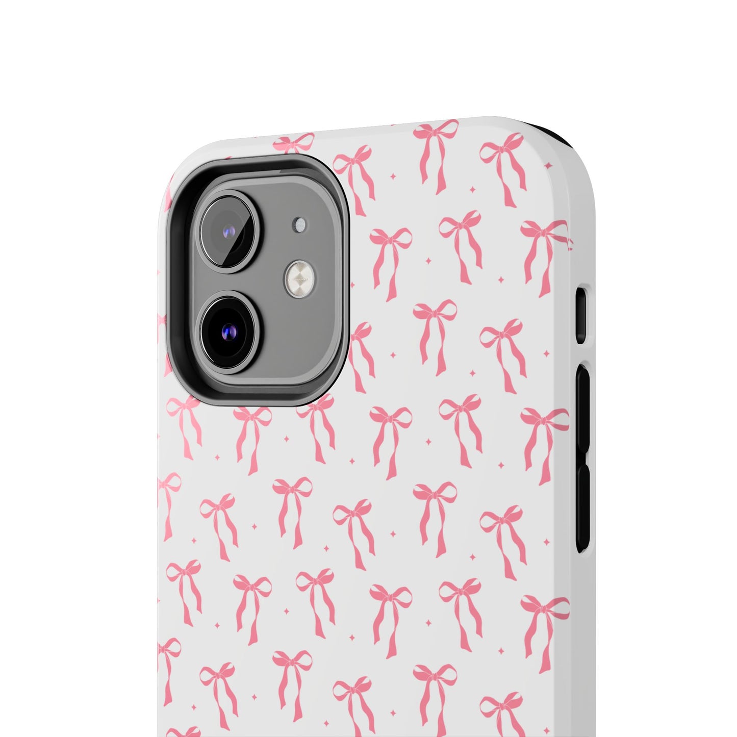 Ribbon Ballet Tough Phone Case - Stylish pink bows aesthetic