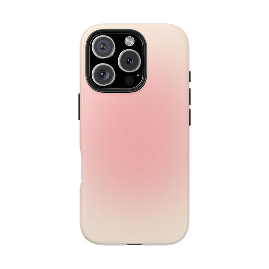 Aesthetic Chic Phone Case, Pink Ombre iPhone Protector, Trendy Phone Cover for Women, Stylish Tech Accessories