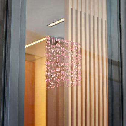Pretty Chic Pink Bow Die-Cut Stickers - Perfect for Gifts and Decor