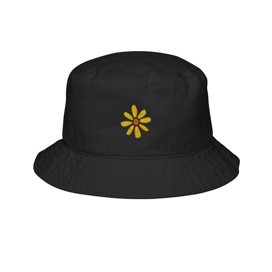 Vibey Embroidered Floral Bucket Hat - Perfect for Summer Outings