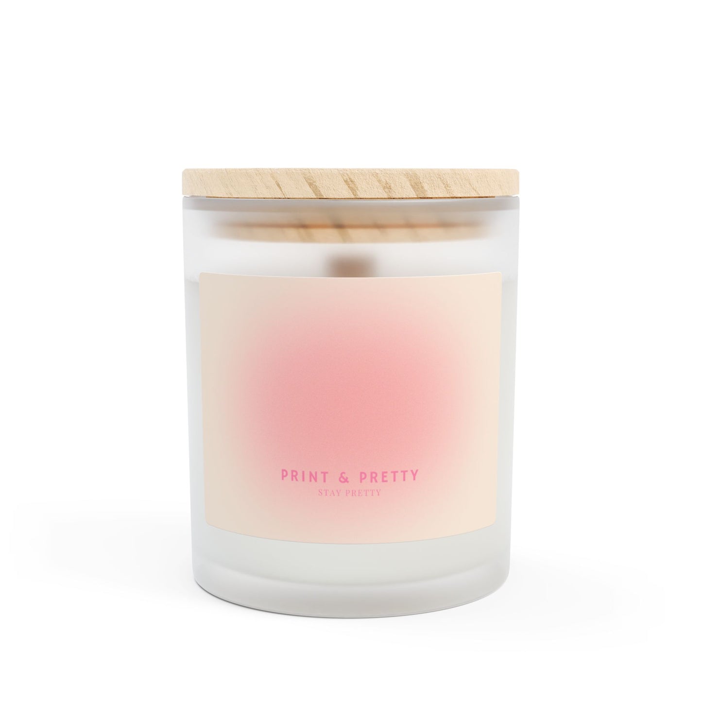 Serene Frosted Candle, Aromatherapy Candle, Home Decor, Eco-Friendly Gift, Self-Care Essentials, Relaxation Gift