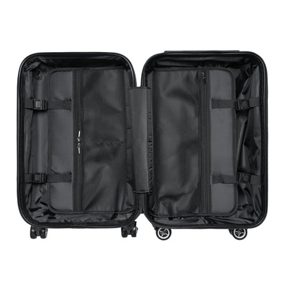 Stylish Suitcase with Lipstick Print | Perfect for Travel, Gifts, Valentine's Day, Weekend Getaways, Fashionable Luggage