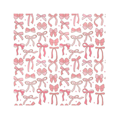 Pretty Chic Pink Bow Die-Cut Stickers - Perfect for Gifts and Decor