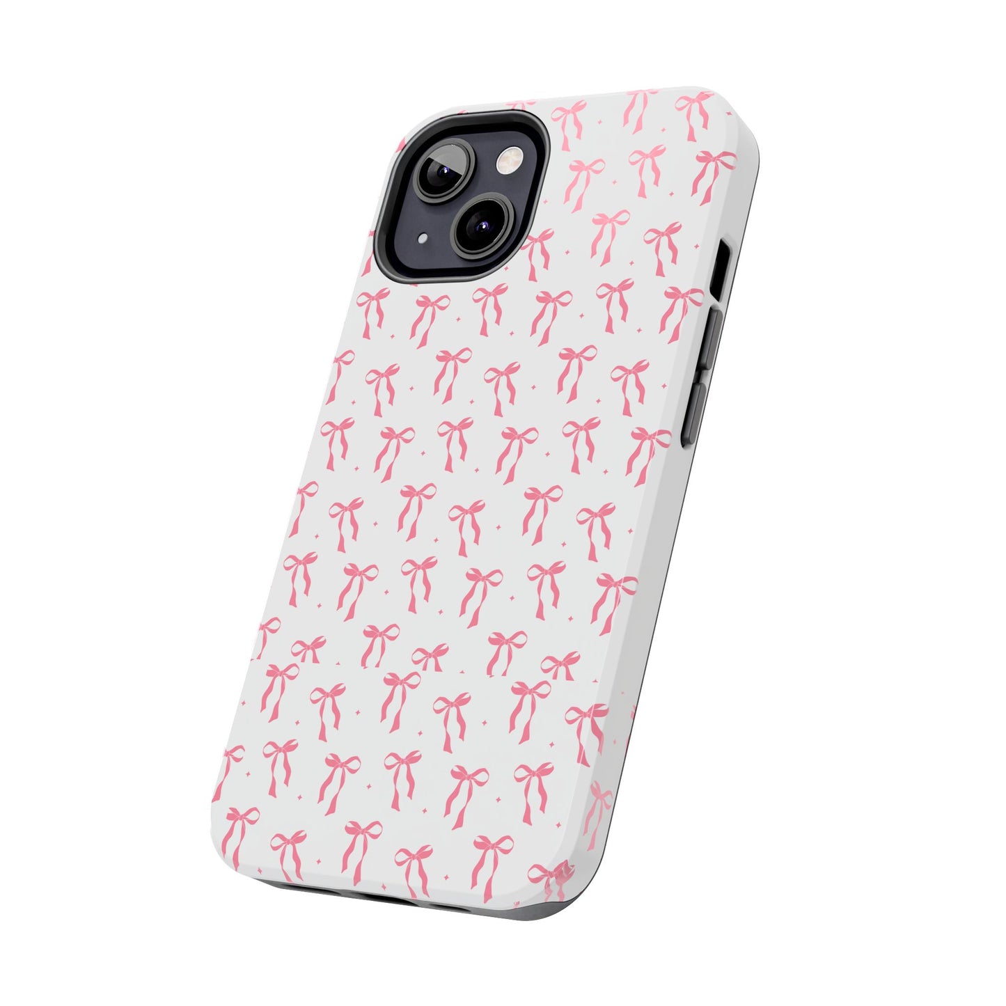 Ribbon Ballet Tough Phone Case - Stylish pink bows aesthetic