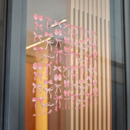 Pretty Chic Pink Bow Die-Cut Stickers - Perfect for Gifts and Decor