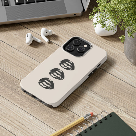 Stylish Lip Print Phone Case - Tough, Durable, Unique Cover for Trendy Individuals, Gift for Her, Valentine's Day, Fashion Accessory