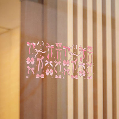 Pretty Chic Pink Bow Die-Cut Stickers - Perfect for Gifts and Decor