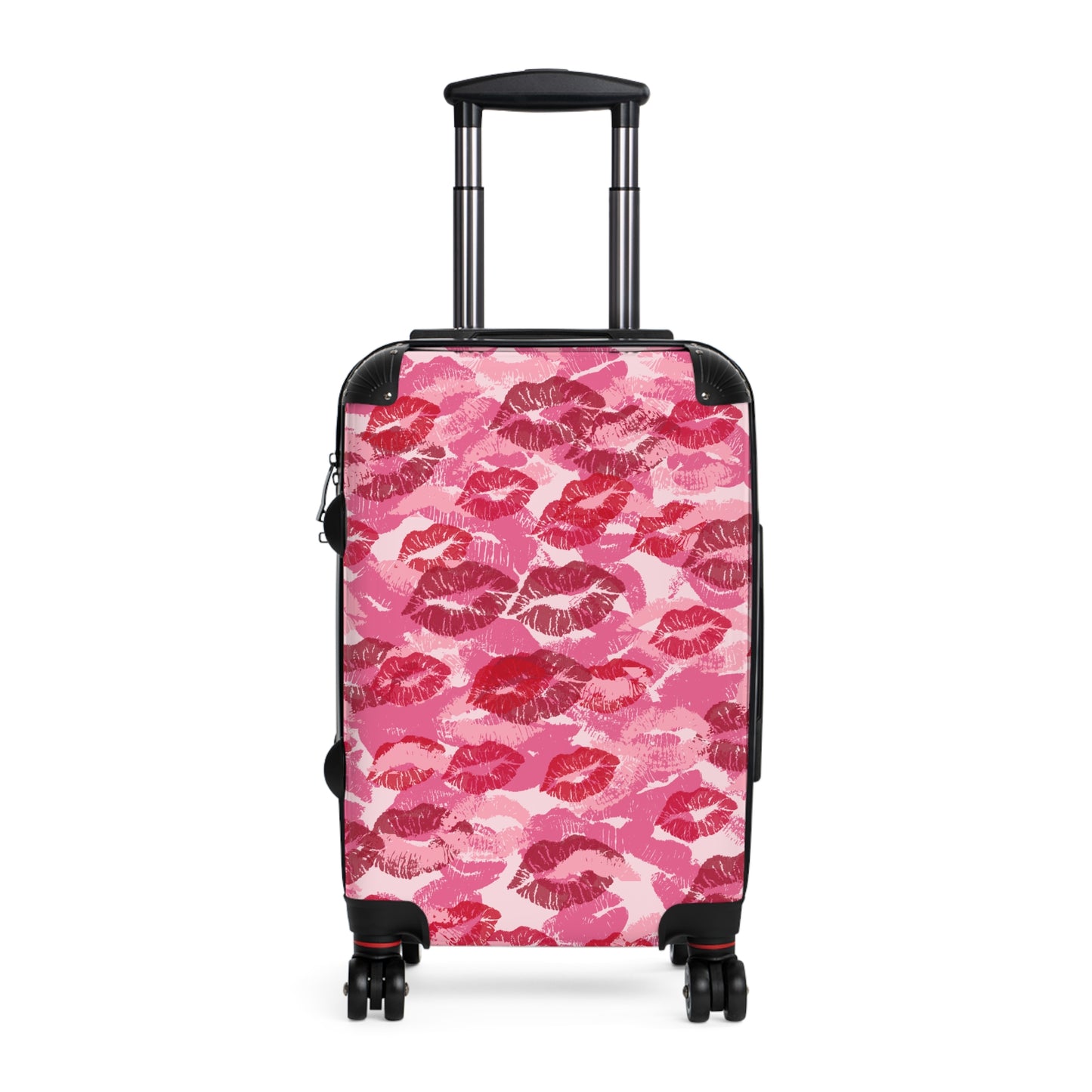 Stylish Suitcase with Lipstick Print | Perfect for Travel, Gifts, Valentine's Day, Weekend Getaways, Fashionable Luggage