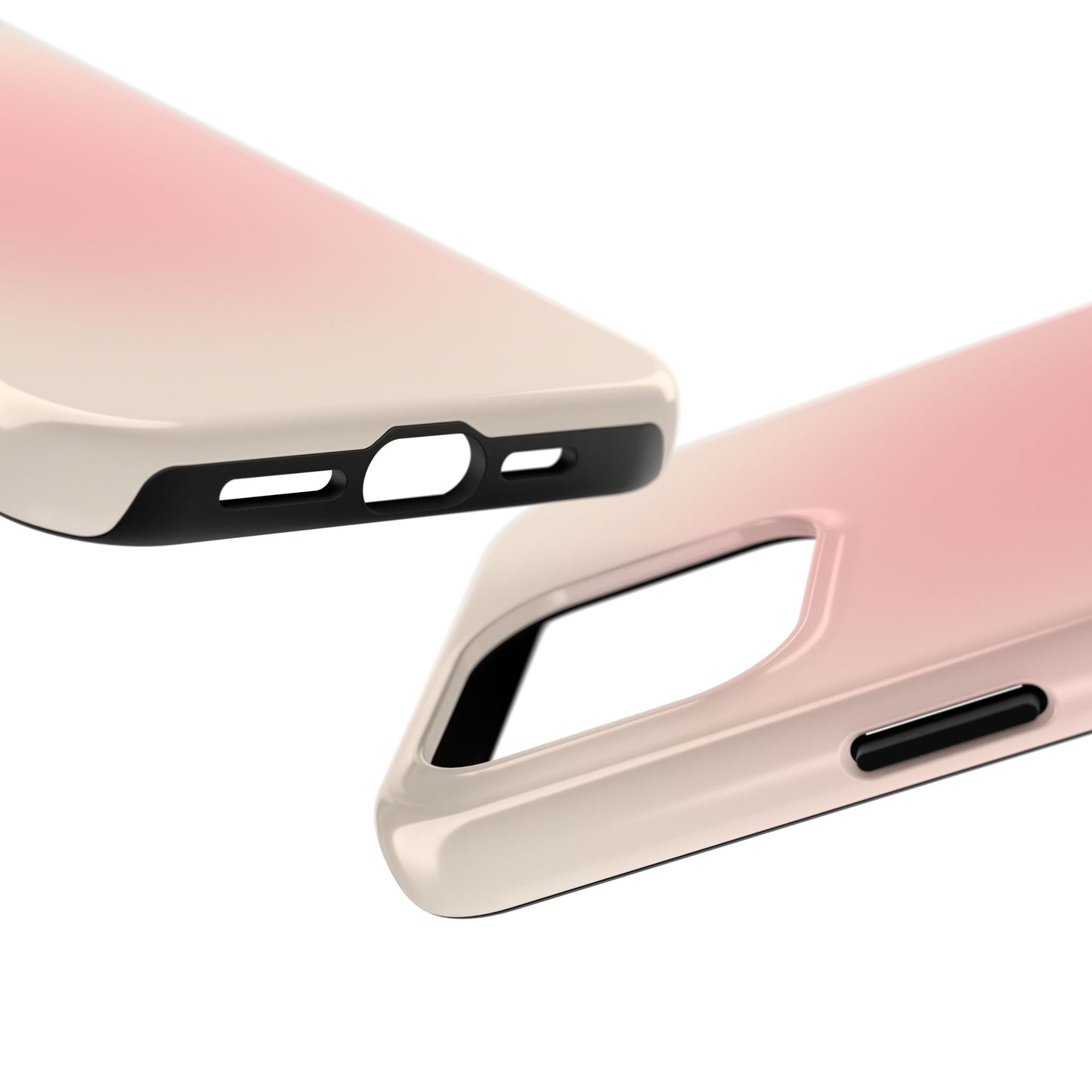 Aesthetic Chic Phone Case, Pink Ombre iPhone Protector, Trendy Phone Cover for Women, Stylish Tech Accessories