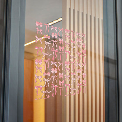 Pretty Chic Pink Bow Die-Cut Stickers - Perfect for Gifts and Decor