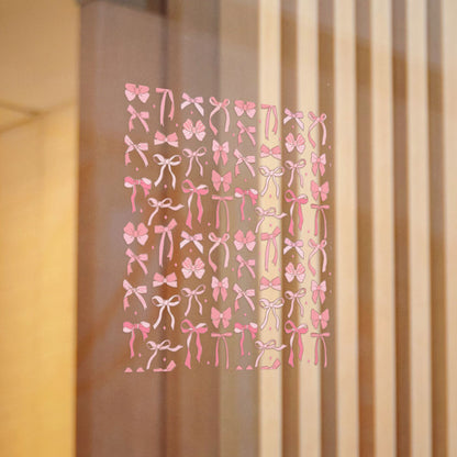 Pretty Chic Pink Bow Die-Cut Stickers - Perfect for Gifts and Decor