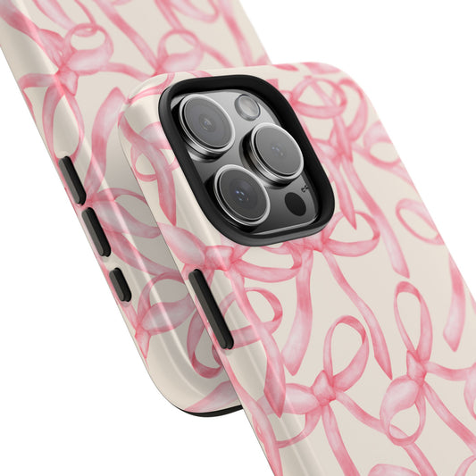 Cute Pretty Pink Ribbon Phone Case - Tough & Stylish Protection