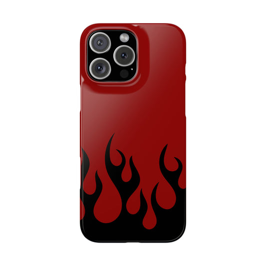 Sleek Flame Phone Case for Protection | Perfect for Bikers, Fire Enthusiasts, Unique Gift for Birthdays, Holidays, and Special Occasions