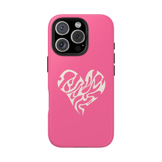 Vibrant Chic Heart Phone Cases - Cute Protection for Phone Lovers, Gift for Friends, Valentines Day, Trendy Accessories