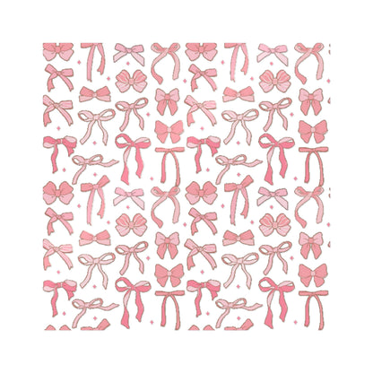 Pretty Chic Pink Bow Die-Cut Stickers - Perfect for Gifts and Decor