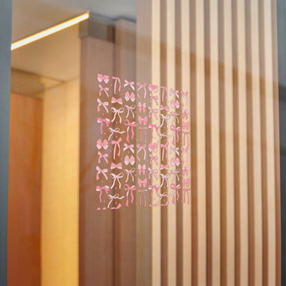 Pretty Chic Pink Bow Die-Cut Stickers - Perfect for Gifts and Decor
