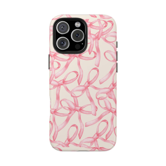 Cute Pretty Pink Ribbon Phone Case - Tough & Stylish Protection