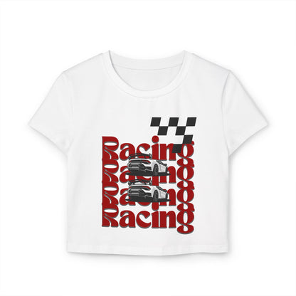 Racing Tee - Trendy Women's Sportswear, Perfect for Racing Fans, Casual Outings, Gifts for Her, Summer Style, Weekend Comfort