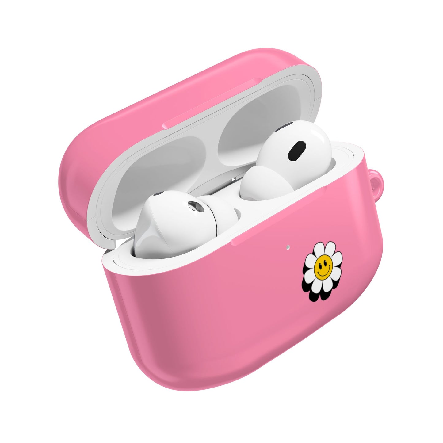 Sunflower Preppy Cute Pink Flower AirPod Case – Trendy & Protective Accessory