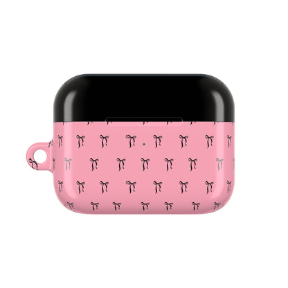 Ribbon Chic Bow Pattern AirPod Case, Cute Gift, Stylish Earbud Cover, Perfect for Birthdays, Holidays, and Everyday Use