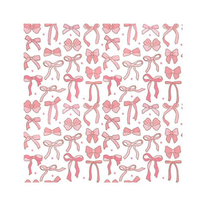 Pretty Chic Pink Bow Die-Cut Stickers - Perfect for Gifts and Decor