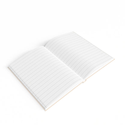 Beautiful Pink Print Journal - Ruled Line Notebook for Daily Inspiration
