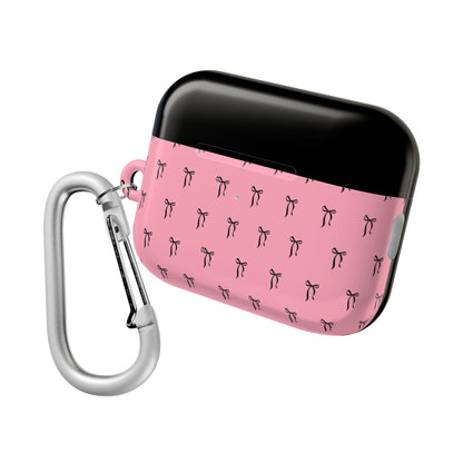 Ribbon Chic Bow Pattern AirPod Case, Cute Gift, Stylish Earbud Cover, Perfect for Birthdays, Holidays, and Everyday Use