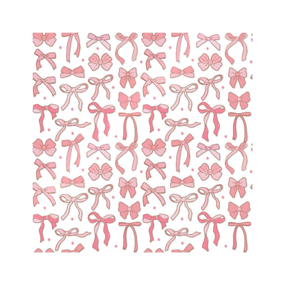 Pretty Chic Pink Bow Die-Cut Stickers - Perfect for Gifts and Decor