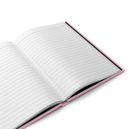 Korean Hanbok Inspired Hardcover Journal - Cute Historical Pink Design with Korean Greeting