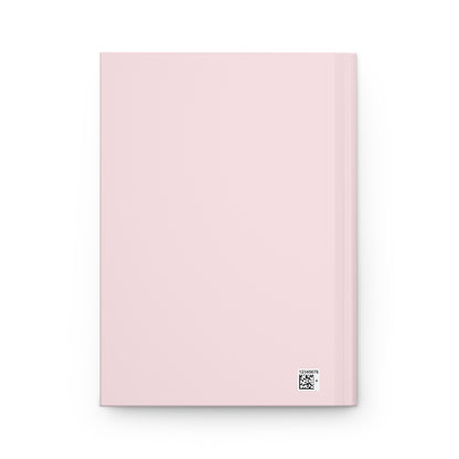 Cute Pink Hardcover Journal - 'I'm Just a Girl' Design