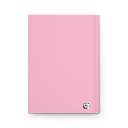 Korean Hanbok Inspired Hardcover Journal - Cute Historical Pink Design with Korean Greeting