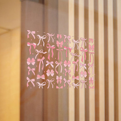 Pretty Chic Pink Bow Die-Cut Stickers - Perfect for Gifts and Decor